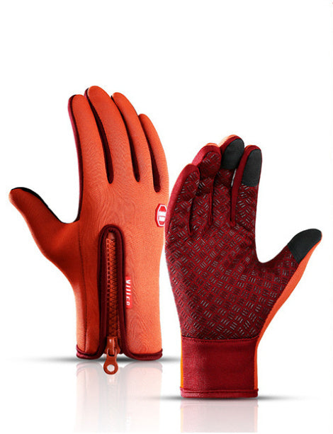 Waterproof, touch-sensitive and non-slip gloves