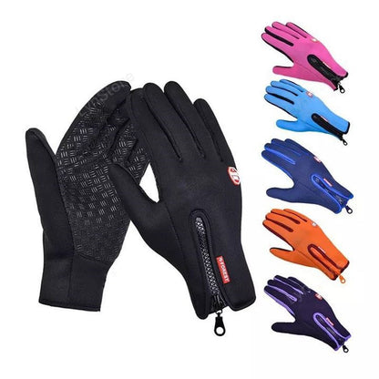 Waterproof, touch-sensitive and non-slip gloves