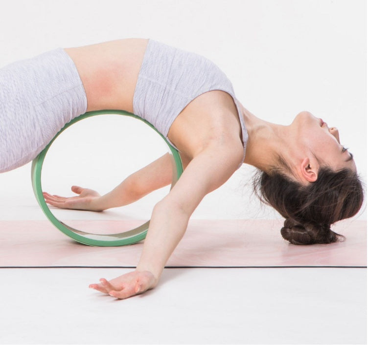 Roue de yoga courbée, équipement de yoga à dos ouvert pour débutants, cercle de yoga