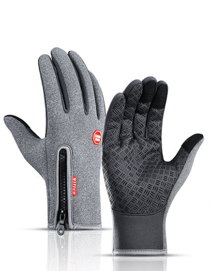 Waterproof, touch-sensitive and non-slip gloves