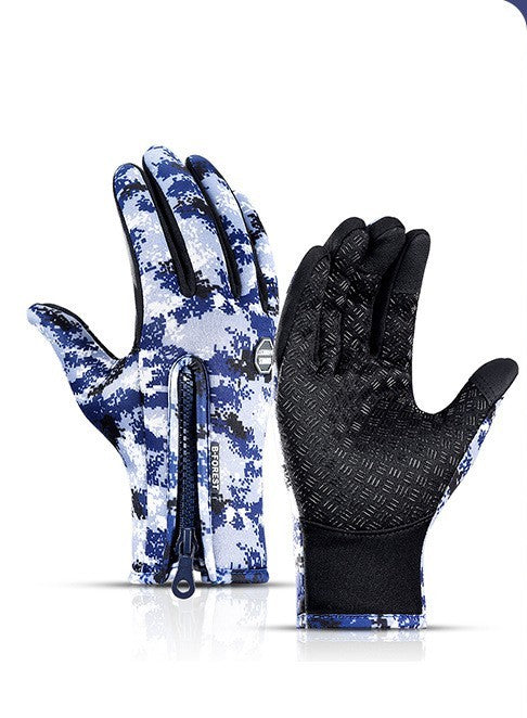 Waterproof, touch-sensitive and non-slip gloves