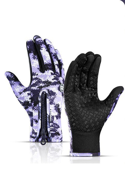 Waterproof, touch-sensitive and non-slip gloves